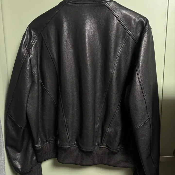 [BUNJANG] Elmood Gun and Rose Lambskin Varsity Jacket / 엘무드 건 앤 로즈 램스킨 바시티 자켓(48) 판매