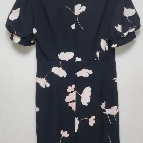 [BUNJANG] Max Mara Flower Pattern Black Midi Dress / 막스마라 플라워 패턴 블랙 원피스