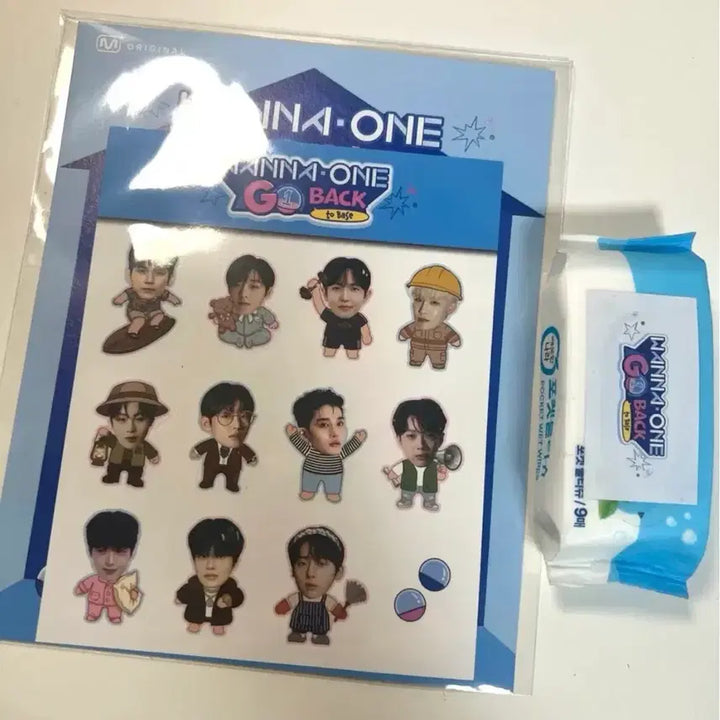 [SOLD OUT] 워너원 상암 팬미팅  출석체크존 이벤트 스티커+티슈