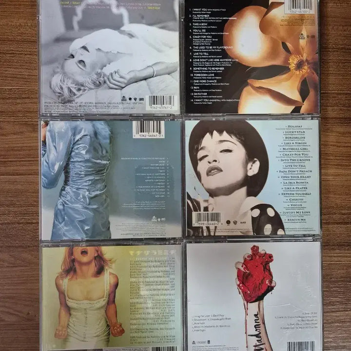 [BUNJANG] Madonna CD Album Collection (6 Disc Bundle) / 마돈나 CD 음반 모음 (6장)