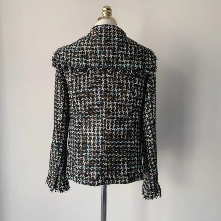 [BUNJANG] Karl Lagerfeld Tweed Jacket - Black / 칼라거펠트 트위드 자켓 블랙