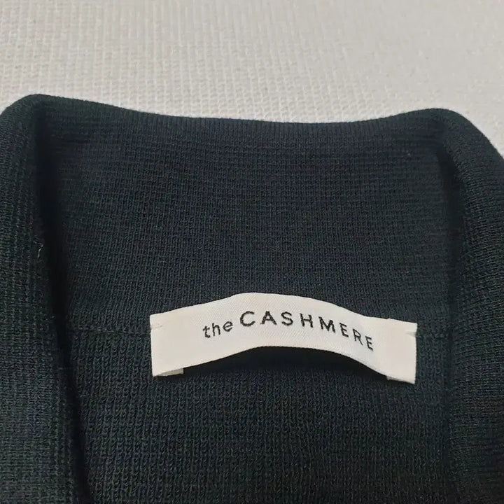 [BUNJANG] The Cashmere Black Short Sleeve Knit Pocket Shirt Jacket / THE CASHMERE 블랙 반팔 니트 포켓 셔츠 자켓 여성85~90