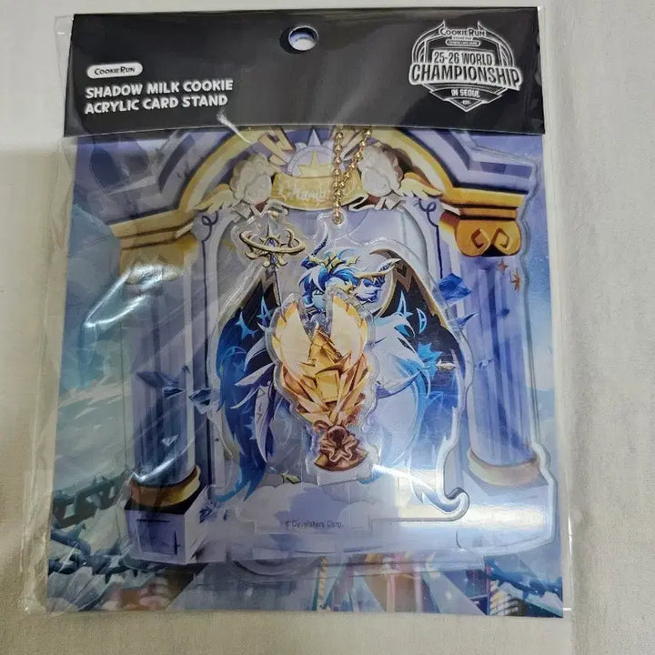 [BUNJANG] Cookie Run Kingdom Shadow Milk Acrylic Stand Keyring World Championship Limited Edition / 쿠키런 킹덤 쉐도우밀크 아크릴 스탠드 키링 월드 챔피언십 한정판 쿠킹덤