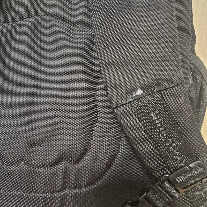 [BUNJANG] LifeWork Black Mesh Pocket String Backpack Bag / 라이프워크 블랙 메쉬포켓 스트링 백팩 가방