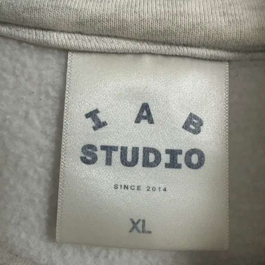[BUNJANG] IAB Studio Half Zip Pullover - Light Grey / [XL] 아이앱 스튜디오 하프 집 풀오버 - 라이트 그레이