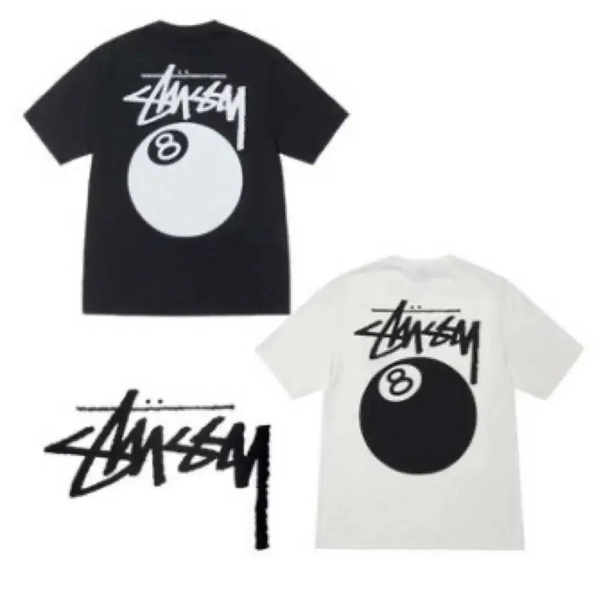 [BUNJANG] Stussy 8 Ball T-Shirt / 스투시 8볼 반팔 티셔츠