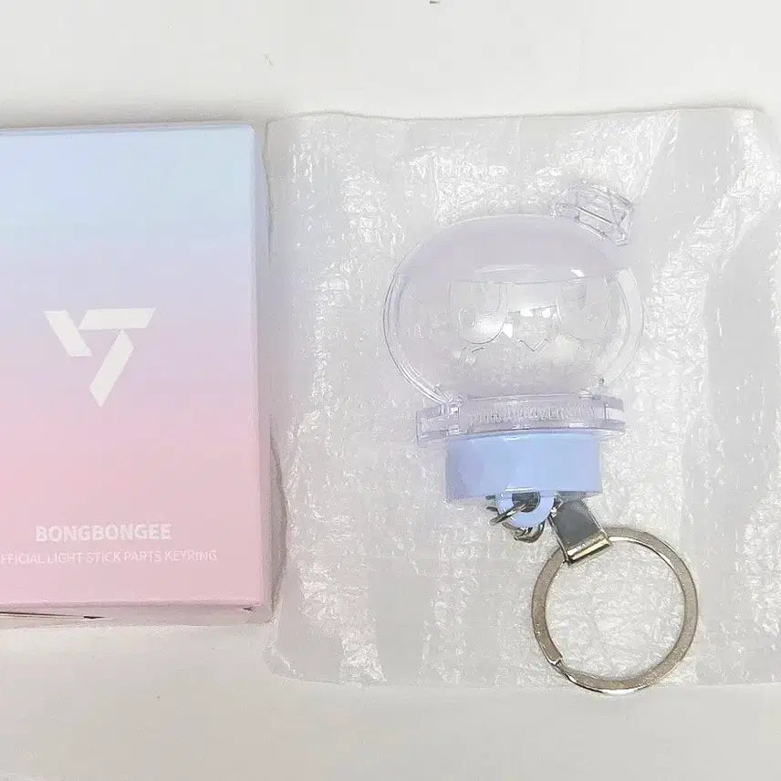 [BUNJANG] SEVENTEEN Bongbong-i Fanlight Parts Keyring / 세븐틴 10주년 공식 응원봉 봉봉이 파츠 키링