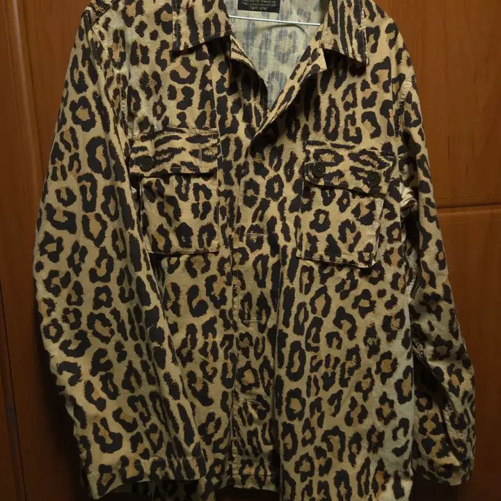 [BUNJANG] Wacko Maria Leopard Jaguar Army Shirt / 와코마리아 레오파드 제규어 아미셔츠