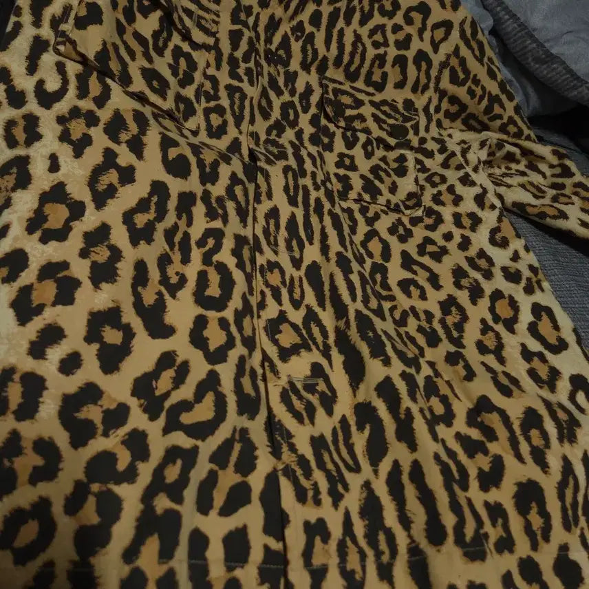 [BUNJANG] Wacko Maria Leopard Jaguar Army Shirt / 와코마리아 레오파드 제규어 아미셔츠