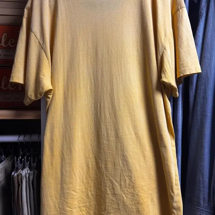 [BUNJANG] RRL Graphic Short Sleeve T-shirt Yellow / [M] RRL 그래픽 반팔 티셔츠 옐로우