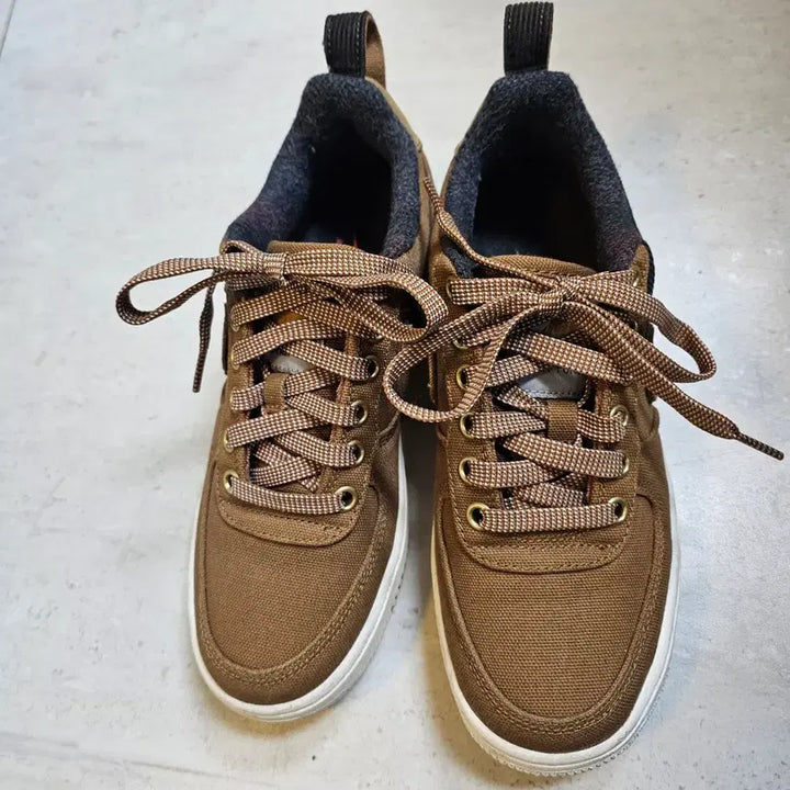 [BUNJANG] Nike x Carhartt WIP Air Force 1 Corduroy Sneakers / (GS)나이키 x 칼하트 WIP 에어포스  (칼하트와 콜라보제품)