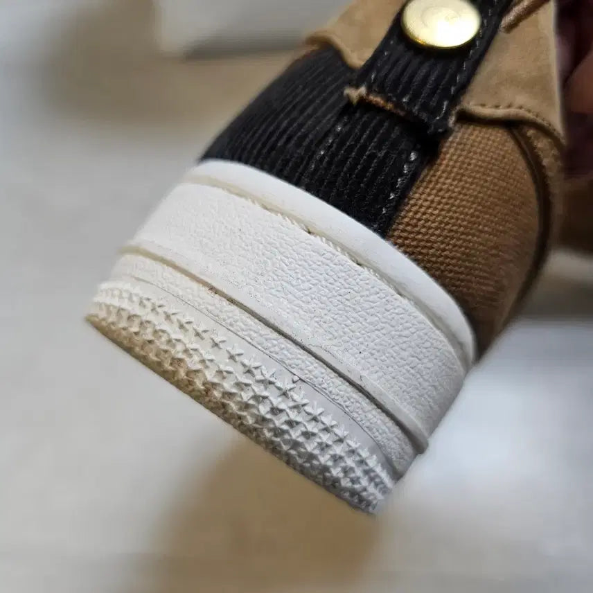 [BUNJANG] Nike x Carhartt WIP Air Force 1 Corduroy Sneakers / (GS)나이키 x 칼하트 WIP 에어포스  (칼하트와 콜라보제품)