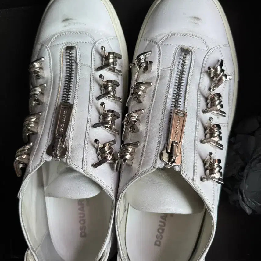 [BUNJANG] Dsquared2 Sneakers 290 Silver Ring Sneakers / 디스퀘어드 스니커즈 290사이즈 단품