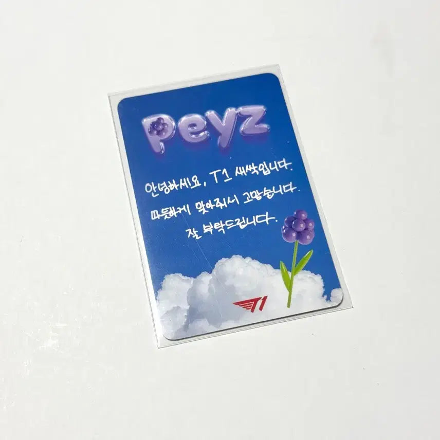 [SOLD OUT] 페이즈 포카 봄 맞이 티원 위크 T1 포토카드 25만원 구매 특전