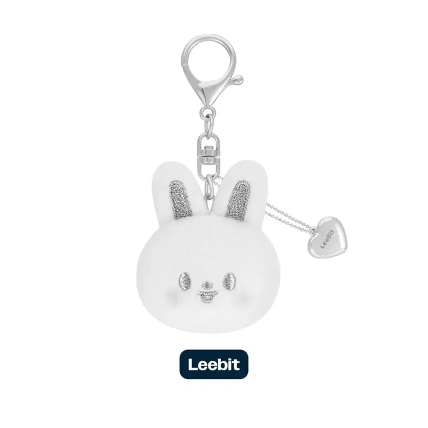 [SOLD OUT] 리빗 페이스키링 실버 스키주 SKZOO