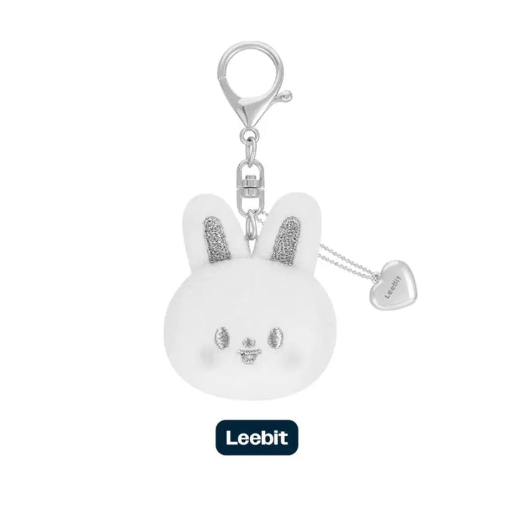 [SOLD OUT] 리빗 페이스키링 실버 스키주 SKZOO