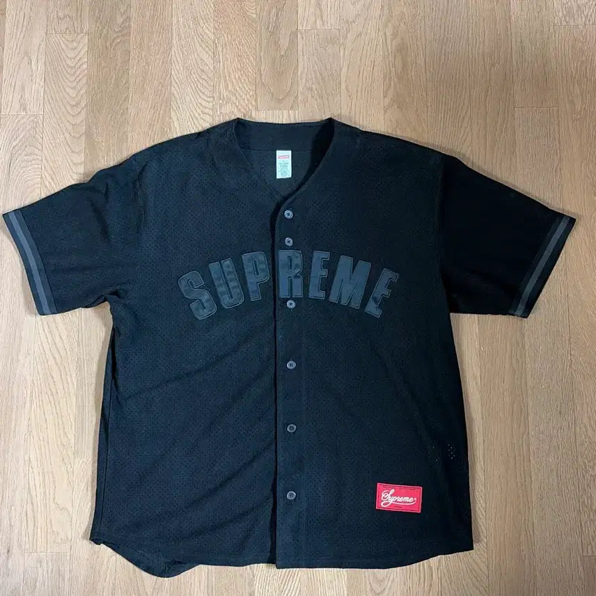 [SOLD OUT] [L] 슈프림 메쉬 베이스볼 져지 24ss