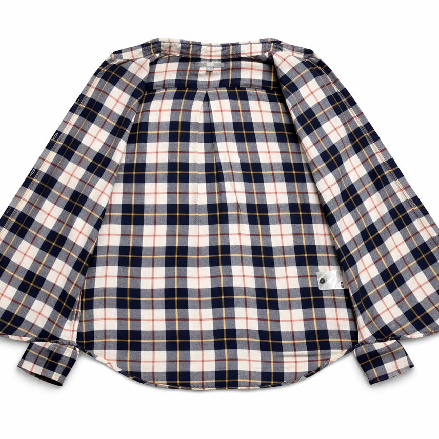 [BUNJANG] Uniqlo Navy Cotton Check Shirt (Size S) / JPN 일본 빈티지 y2k 모리걸 유니클로 네이비 코튼 체크 셔츠 S