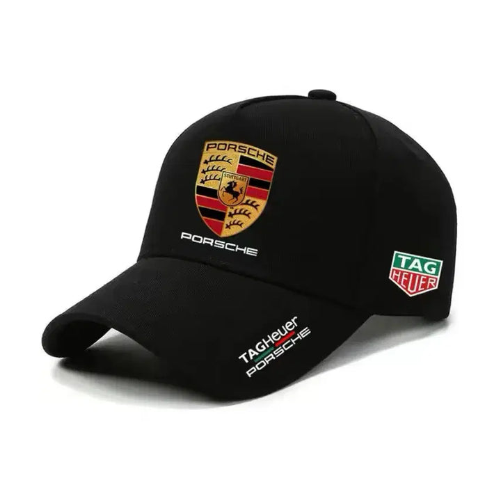 [BUNJANG] Porsche Tag Heuer Collaboration Baseball Cap Black / 포르쉐 x 태그호이어 콜라보 볼캡 블랙