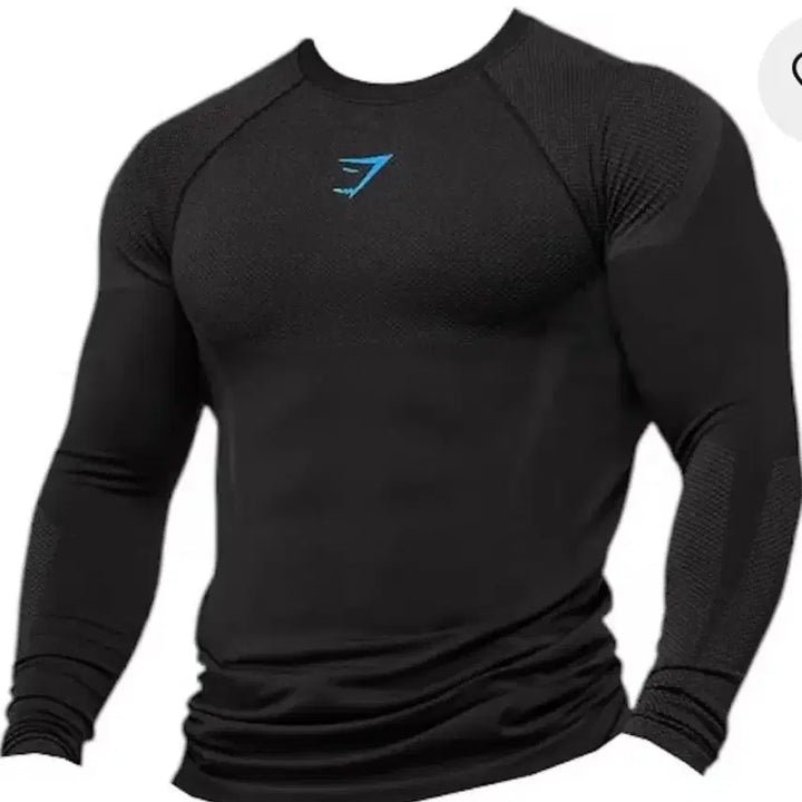 [BUNJANG] Gymshark Onyx 5.0 Long Sleeve Black / [s,m,L]짐샤크 오닉스 5.0블랙 롱슬리브