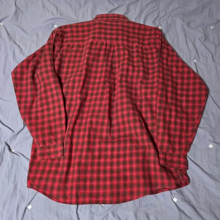 [BUNJANG] Patagonia Organic Cotton Checkered Shirt - Red - L / 파타고니아 오가닉 코튼 체크 셔츠 레드 L