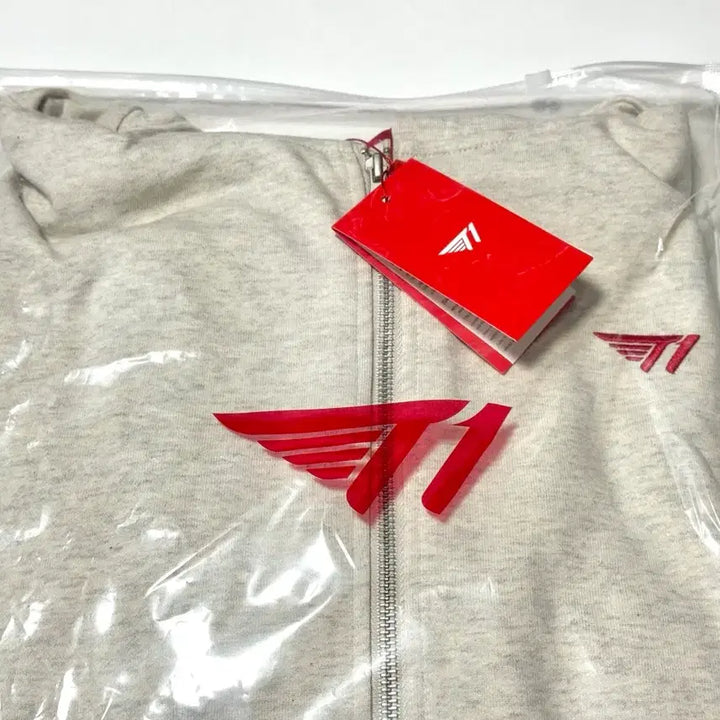 [SOLD OUT] [미개봉] M 후드집업 오트밀 T1 티원 후드티 도란