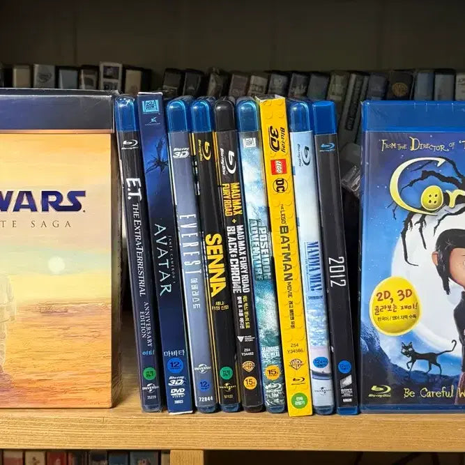 [BUNJANG] Star Wars Avatar Coraline Blu-ray Bundle / 블루레이 스타워즈 아바타 코렐라인 비밀의 문 등등