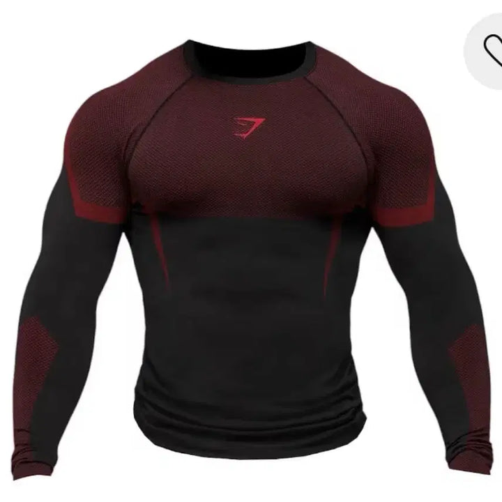[BUNJANG] Gymshark Onyx 5.0 Long Sleeve Red / [s,m,l]짐샤크 오닉스 5.0레드 롱슬리브