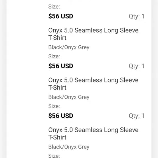 [BUNJANG] Gymshark Onyx 5.0 Long Sleeve Red / [s,m,l]짐샤크 오닉스 5.0레드 롱슬리브