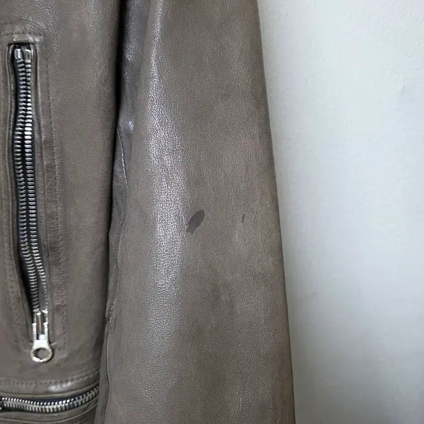 [BUNJANG] Vintage Leather Jacket / 구제 여성 가죽 재킷