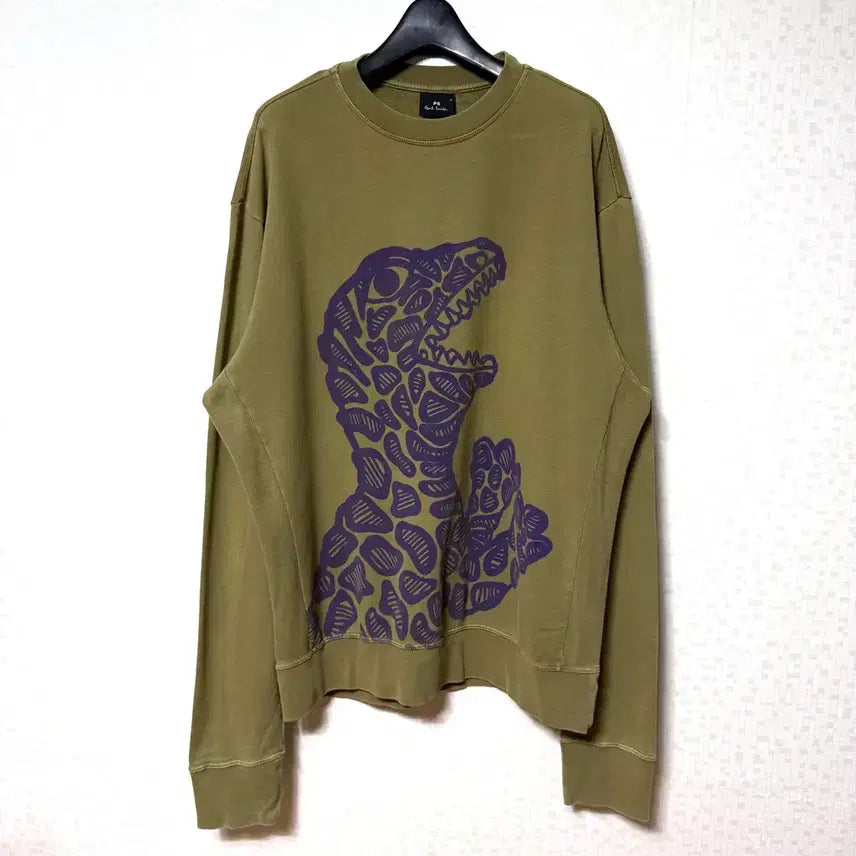 [SOLD OUT] [M,95]폴스미스 그래픽 맨투맨 긴팔티 카키