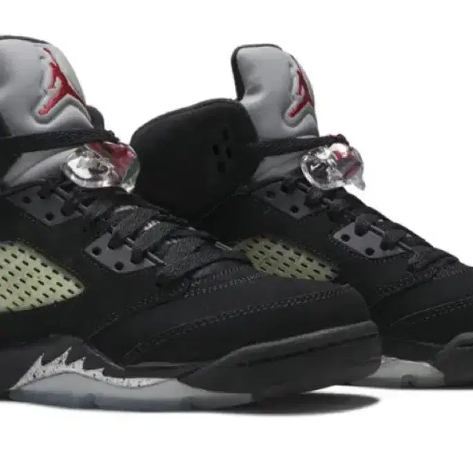 [BUNJANG] Air Jordan 5 Retro OG BG Black Metallic Sneakers / Air Jordan 5 Retro OG BG &
