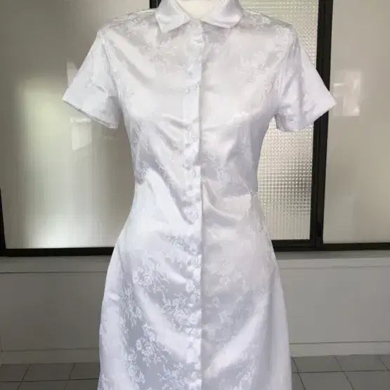 [BUNJANG] WSC Archive Jacquard Shirt Dress / wsc archive 자카드 셔츠 원피스