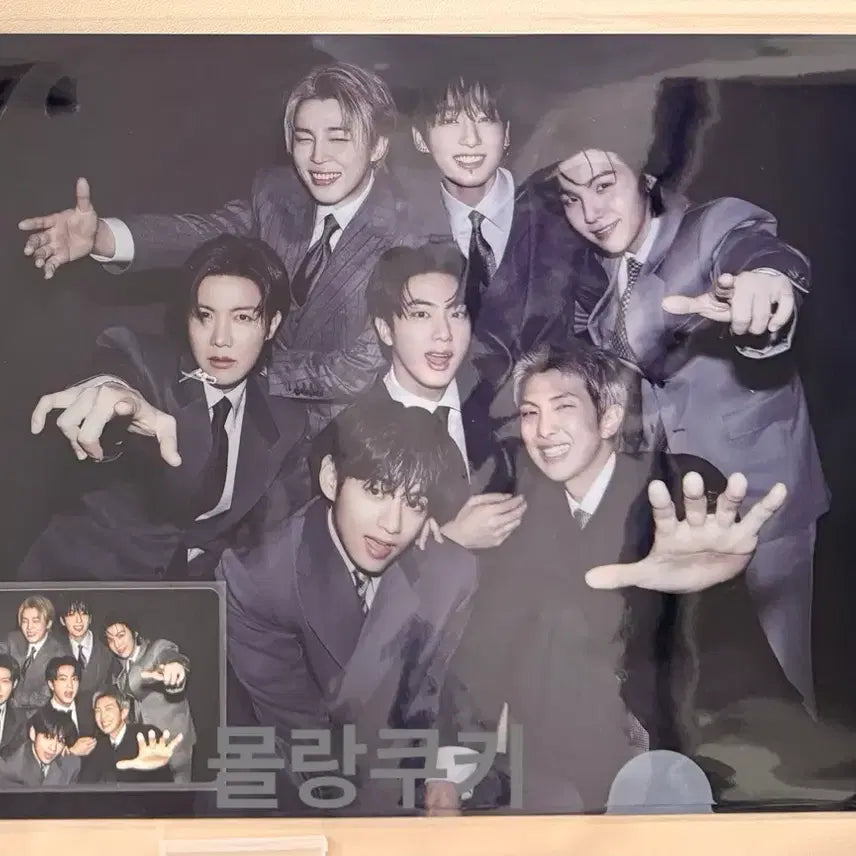 [BUNJANG] BTS Group POB Clear File and Photocard Bundle Set / 방탄 bts 단체 포카 일본위버스 특전 클리어파일 아미존 포카