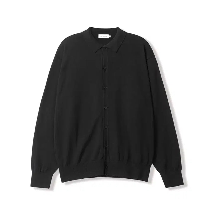 [BUNJANG] Steady-Everywhere Cotton Collar Cardigan Black Size 1 / 스테디에브리웨어 코튼 칼라 가디건 블랙 1사이즈 새상품
