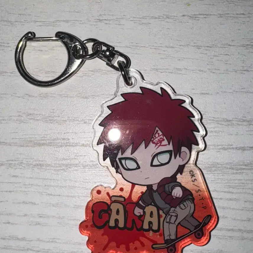 [BUNJANG] Naruto Gaara Acrylic Keychain / 나루토 가아라 아크릴 키링