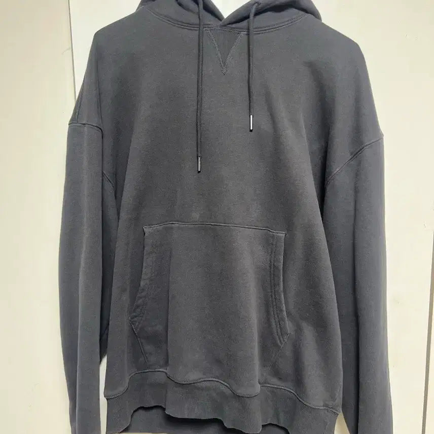 [BUNJANG] Steady-Everywhere Relaxed Fleece Hoodie Dark Gray / 스테디에브리웨어 릴렉스드 기모 후디 다크그레이 2사이즈