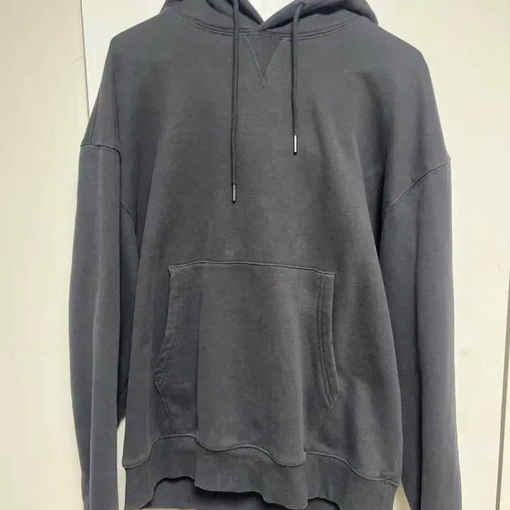 [BUNJANG] Steady-Everywhere Relaxed Fleece Hoodie Dark Gray / 스테디에브리웨어 릴렉스드 기모 후디 다크그레이 2사이즈