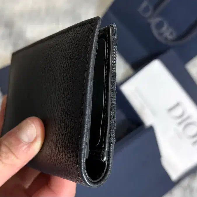 [BUNJANG] Dior Oblique Saddle Organizer Black / [리엘중고명품] 디올 오블리크 새들 오거나이저 블랙 풀구성품