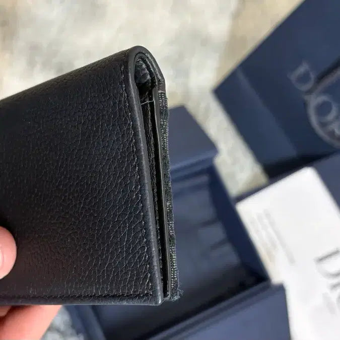 [BUNJANG] Dior Oblique Saddle Organizer Black / [리엘중고명품] 디올 오블리크 새들 오거나이저 블랙 풀구성품