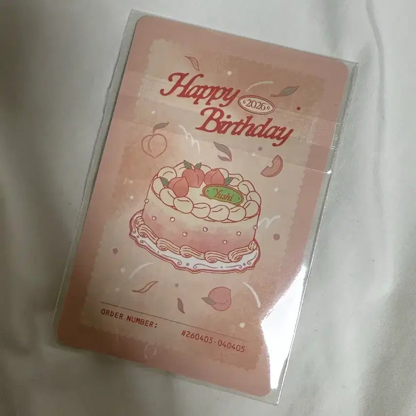 [BUNJANG] NCT WISH U-U Birthday MD Cake Keyring Photocard / 엔시티위시 유우시 생일 엠디 md 케이크 키링 포카
