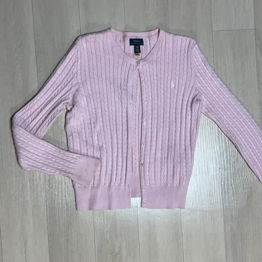 [SOLD OUT] 폴로 핑크 가디건