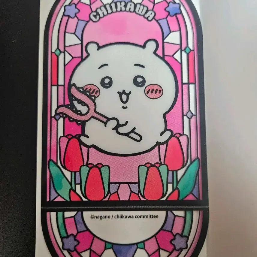 [BUNJANG] Chiikawa Stained Glass Clear Card / 치이카와 먼작귀. 스테인드글라스 클리어카드. 치이카와