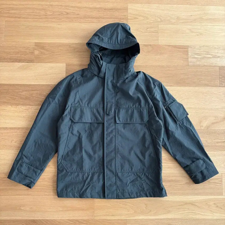 [BUNJANG] Jill Stuart New York Deep Blue Mountain Shell Parka M / 질스튜어트 뉴욕 딥블루 마운틴 쉘파카 M