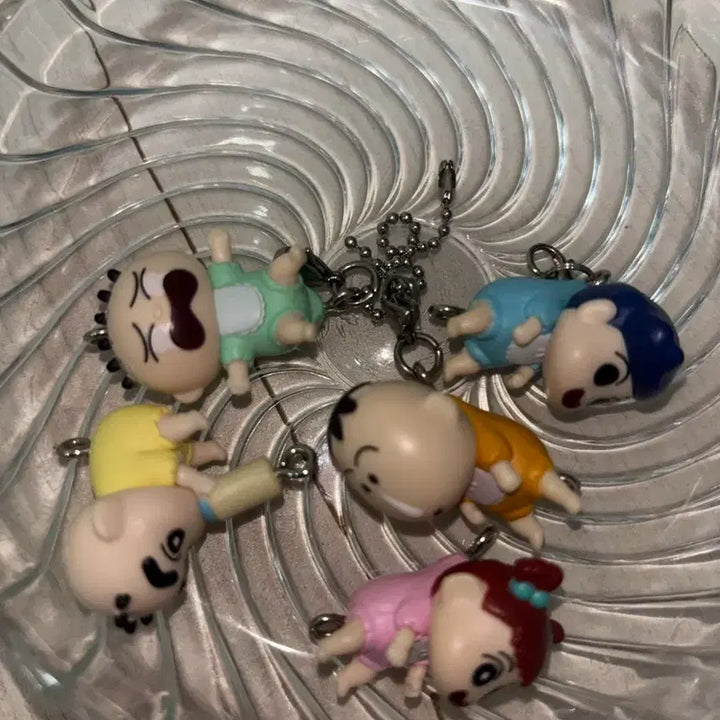 [BUNJANG] Crayon Shin-chan Version 1 Keyring Bundle Set / 마지막 가격내림))짱구 줄줄이 키링 버전1 풀셋