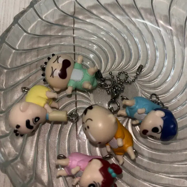 [BUNJANG] Crayon Shin-chan Version 1 Keyring Bundle Set / 마지막 가격내림))짱구 줄줄이 키링 버전1 풀셋