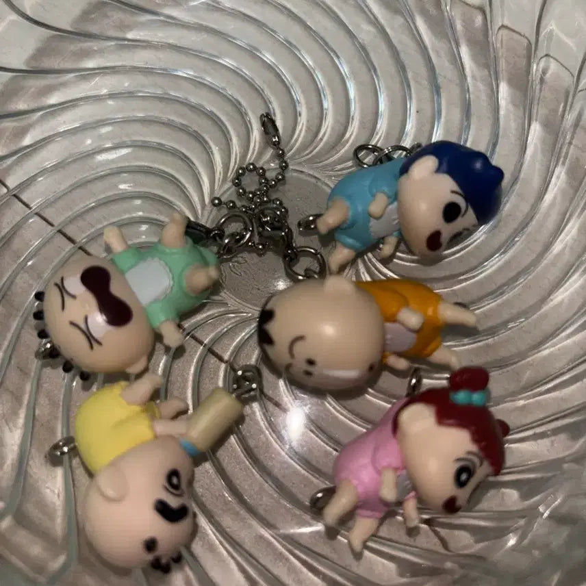 [BUNJANG] Crayon Shin-chan Version 1 Keyring Bundle Set / 마지막 가격내림))짱구 줄줄이 키링 버전1 풀셋
