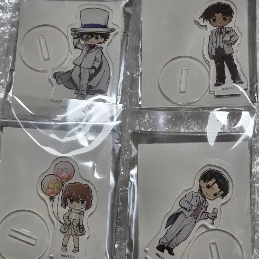 [BUNJANG] Detective Conan Chinese Wedding SD Acrylic Stand Bundle Set / 명탐정 코난 중국 웨딩 sd 아크릴 스탠드 괴도키드 헤이지 하이바라