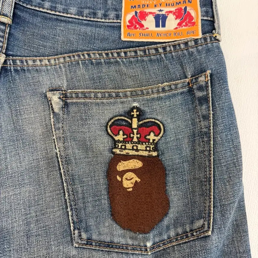[BUNJANG] A BATHING APE 00s Denim Pants / 00s A BATHING APE Denim Pants (M)