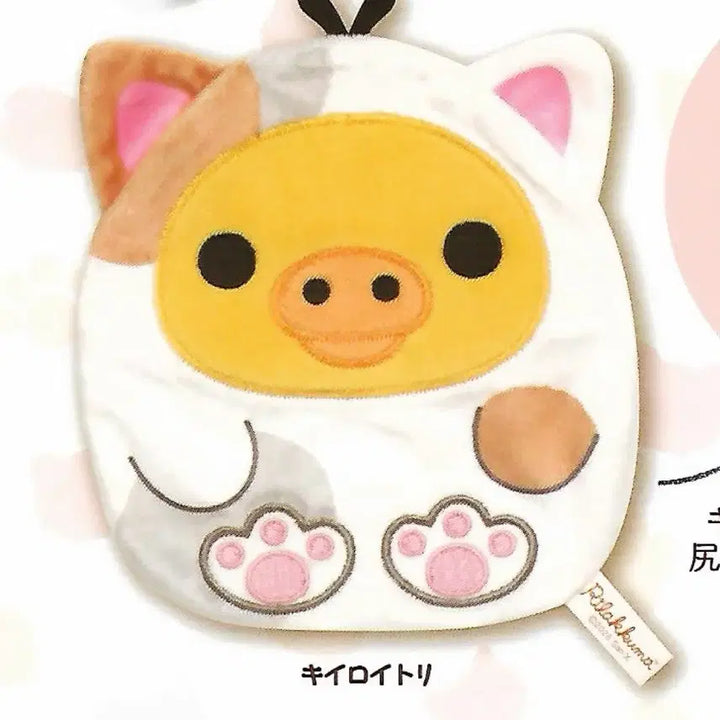 [BUNJANG] Rilakkuma Nonbirineko Fluffy Pouch Gacha / 리락쿠마 논비리네코 후와후와 파우치 가챠 (선택 가능)